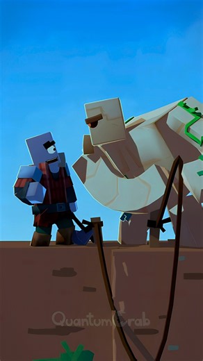 The Chad Golem #minecraftmeme