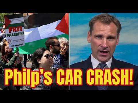 Chris Philp Car Crash Interview on Palestine Marches