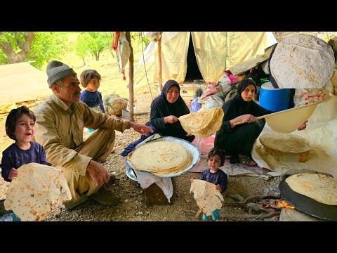 Nomadic Life: Baking Local Bread Over a Fire on a Rainy Day | Organic Food and Healthy Family Living