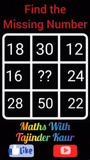 🎯 Genius Challenge😎 : Find the Missing Number FAST!🧐 #iq #maths #trending #viral #shorts #iqtest