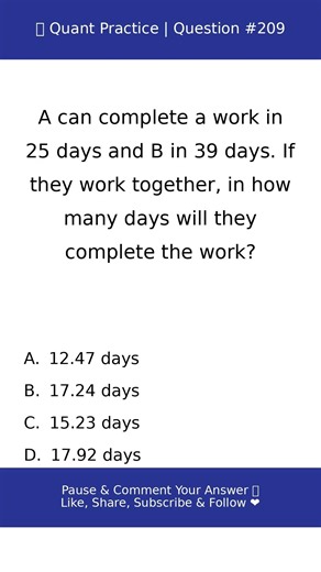 Time & Work puzzle! ⏰