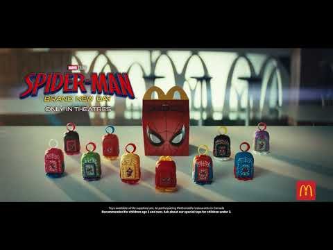 Step into Spider Man’s world and swing into a heroic Happy Meal® adventure!