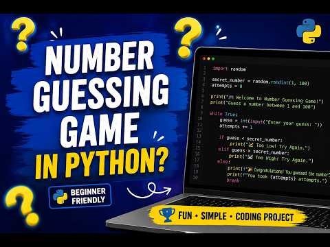 How to Make a Number Guessing Game in Python | Easy Python Project