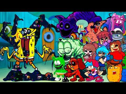 READY OR NOT but Every Turn a Different Character Sings 🎶⚡ (FNF Pibby Corrupted)