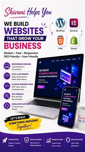 Elementor & WordPress Developer | Responsive Websites That Grow Your Business 🚀