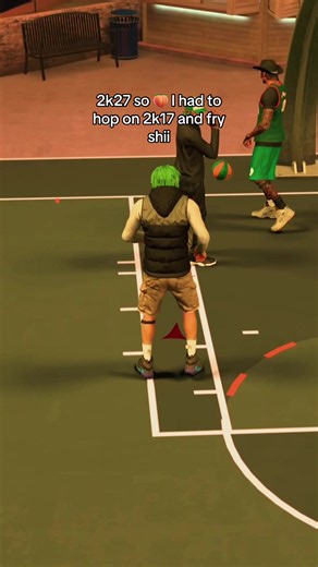 2k27 so I had to hop on 2k17 and fry — NBA2K gameplay clip