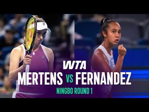 Elise Mertens vs. Leylah Fernandez | 2026 Ningbo Round 1 | WTA Match Highlights