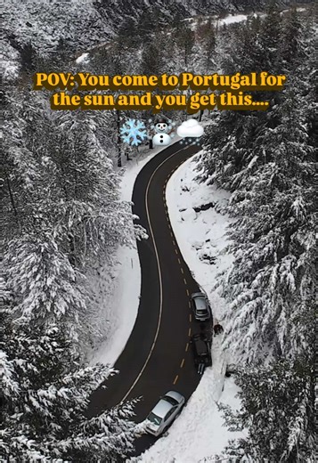 When people think of Portugal, they think beaches and sunshine… But every winter, Serra da Estrela proves there’s another side to the country ❄️ Snowy roads, mountain views and proper winter vibes, all in Portugal. Send this to someone that’s planning a trip to Portugal and follow for more travel tips and guides! #serradaestrela #neve #serradaestrelaportugal #serradaestrelanaturalpark #winterportugal