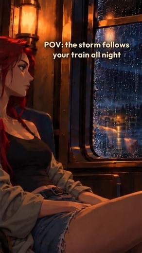 The Storm Followed My Night Train · Lightning #shorts