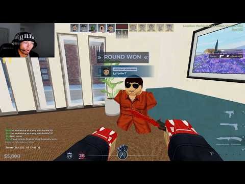 CS2 Pro Tries Roblox Arsenal and 1v1's a PRO PLAYER