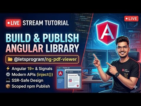 Let's build a Angular library from scratch | How to create and publish Angular library