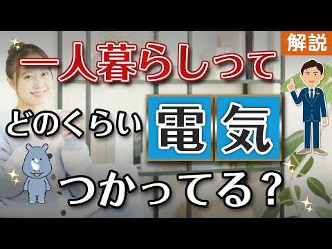 一人暮らしの電気使用量の目安は？電気代を節約するポイントも解説