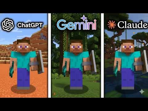 CHATGPT VS CLAUDE VS GEMINI MAKE MINECRAFT FROM SCRATCH *RESULTS WAS SHOCKING*