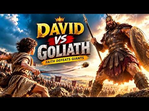 David vs Goliath 🗡️ The Bible Story of Faith That Defeated a Giant | Biblical History