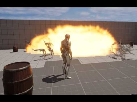 Explosive Barrel Gameplay System – Unreal Engine 5.7