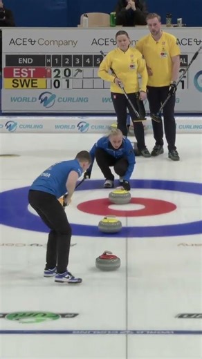 Doubles for fun! #curling