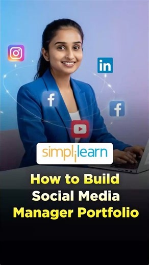 Social Media Manager Portfolio That Gets You Hired | #shorts | #simplilearn