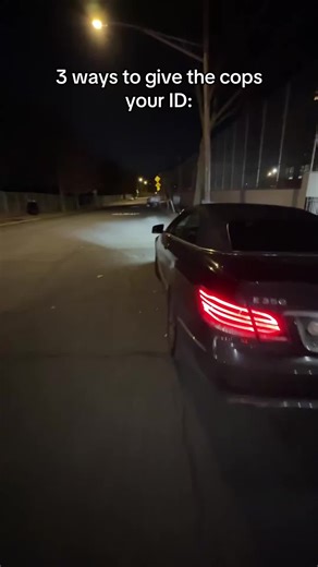 These always work 😊 | ways to give cops your id