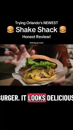 We Tried Orlando’s NEW Shake Shack (Before It Opened!) 🍔 Honest Review #shakeshack #foodreview