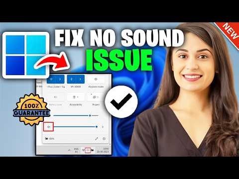 How To Fix No Sound issue In Windows 11 (100% Working Method)