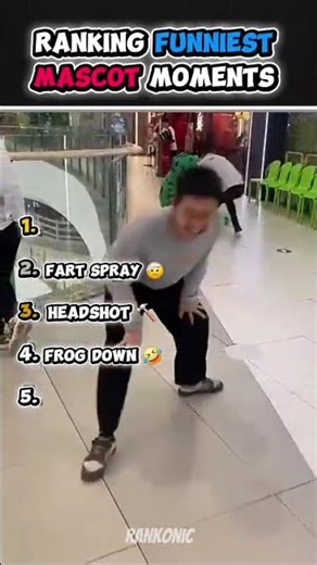 Ranking Funniest Mascot Moments ⚡️