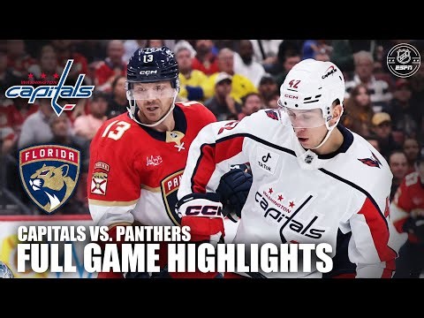 Washington Capitals vs. Florida Panthers | Full Game Highlights | NHL on ESPN