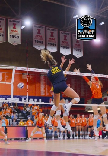 Sydney Schnichels sets a career high with 18 kills 🔥 The @Michigan Volleyball senior also posted a .519 hitting percentage to help the Wolverines secure a 3-2 win over Illinois 💥 📍@DiscoverOfficial