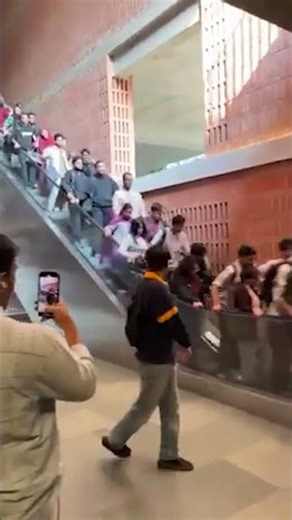 That Escalated Quickly — Escalator in Bangladesh Goes HAYWIRE #shorts