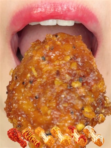 치킨 먹방: 치즈스틱과 고양이 ASMR 함께하는 맛있는 소리