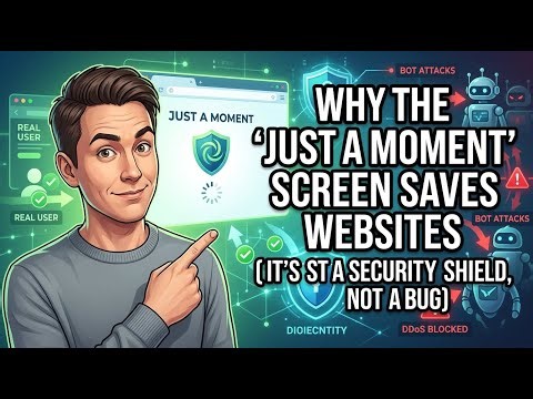 Why the "Just a Moment" Screen Stops Bot and DDoS Attacks