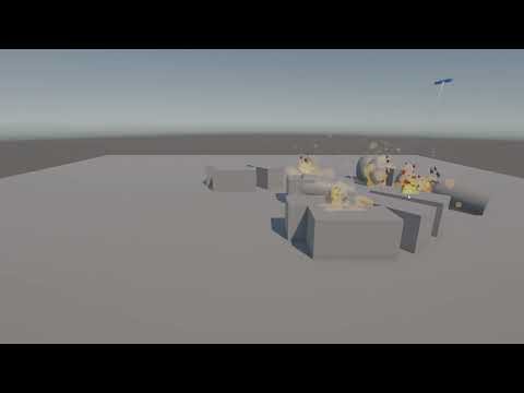 Unity Fire spread simulation gameplay