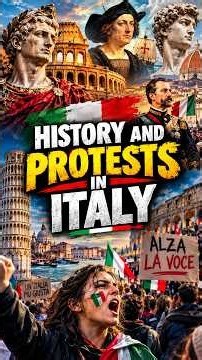 Italy’s History & Protests Explained 🇮🇹 | From Rome to Today #Shorts