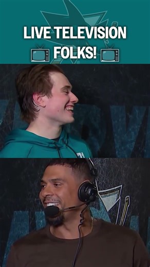 Reavo might be OVER Celebrini-Mania! 🤣🎤