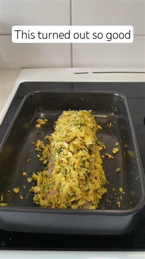 Almond Crusted Cod Fish | Easy Dinner with Mash & Peas #Shorts #CodFish #AlmondCrusted #FishDinner