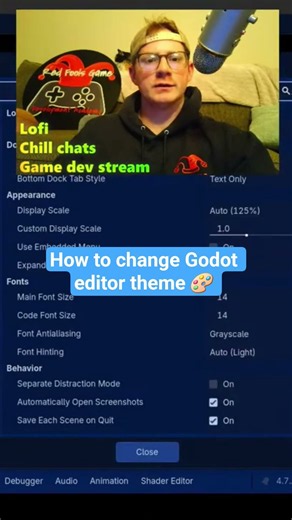 How to Customize Your Godot Editor Theme! 🎨