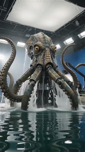 Giant Mechanical Kraken Attacks Container Port! 🐙 | Hollywood VFX BTS