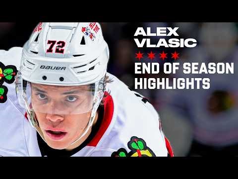 ALEX VLASIC End of Season Highlights 🏒📹 | Chicago Blackhawks
