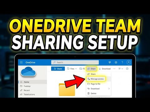 How to setup OneDrive file sharing permissions for team productivity - Step By Step