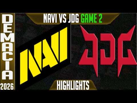 NAVI vs JDG Highlights Game 2 | Demacia Cup 2026 Swiss Stage | Natus Vincere vs JD Gaming G2