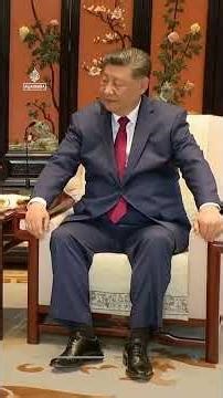 Trump and Xi hold final day of critical meetings in China | AJ #shorts