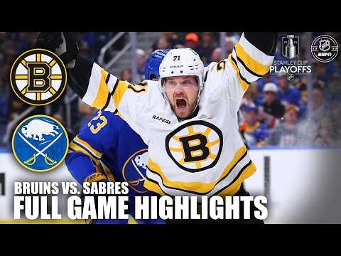 1st Round – Game 2: Boston Bruins vs. Buffalo Sabres | Full Game Highlights | ESPN NHL
