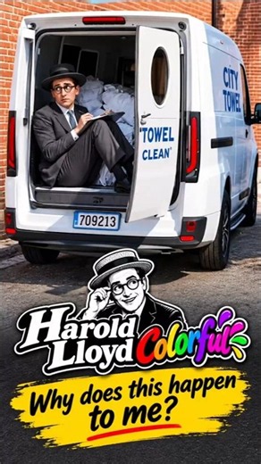 Why does this happen to me? | Harold Lloyd colorful video #haroldlloyd