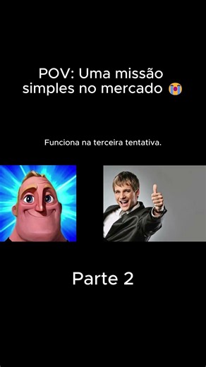 POV: Uma missão simples no mercado 😭 Parte 2