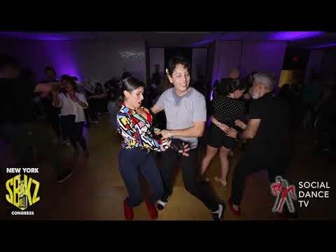 Salsa social dancing by Miguel Angel Mendez & Danyelle Da Silva at the New York SBKZ Congress 2024