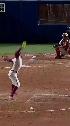 Incredible Outfield Dive Catch in Women's Softball