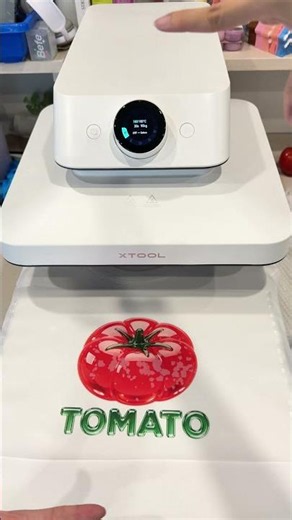 Jelly Tomato Graphic Tee 🍅✨ | 3D Food-Inspired T-Shirt with xTool Apparel Printer
