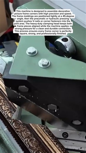 Automatic Picture Frame Corner Joining Machine