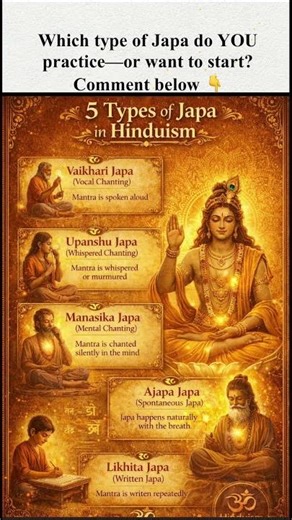 5 Types of Japa in Hinduism | Which Mantra Chant Is Most Powerful? #japa #bhakti #sadhguru #shorts