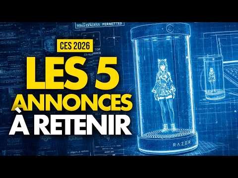 CES 2026 : 5 ANNONCES GAMING bluffantes À RETENIR ! 🔥