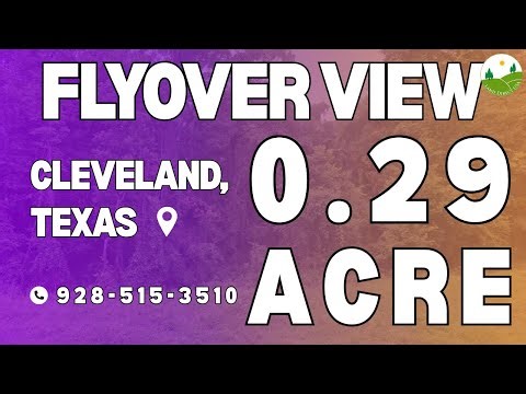 Fly Over - 0.29 acre land for sale in Cleveland, Texas [007310-000833-009]